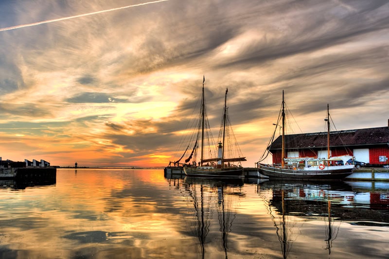 Teambuilding på Fyn med sjove aktiviteter ved vandet i Assens Havn.