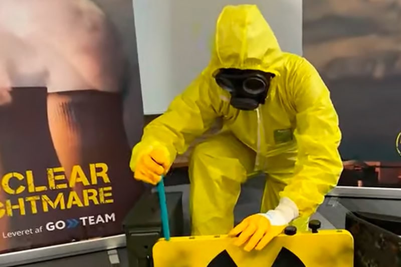 Sjovt mobilt escape room med underholdende udfordringer og øvelser indendørs for hele teamet.